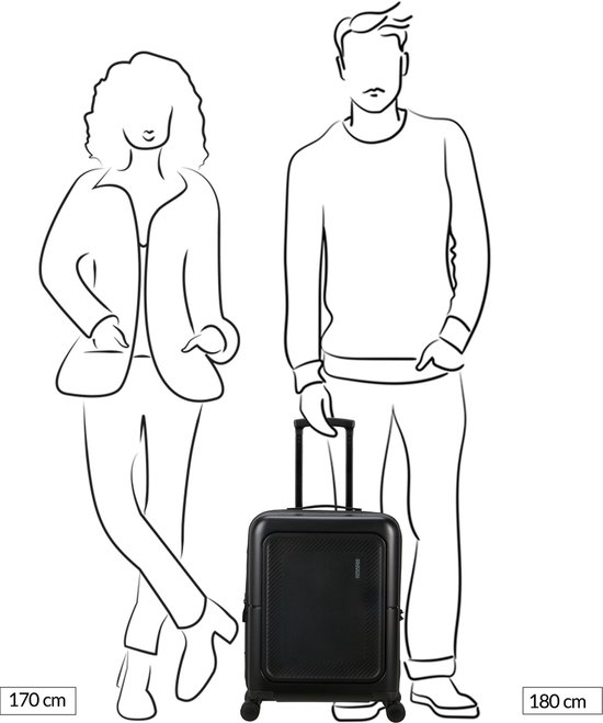 American Tourister Koffer - DashPop spinner 55 cm(4 wielen) handbagage - Uitbreidbaar - 2.5 kg - Sugar Pink - 47 l
