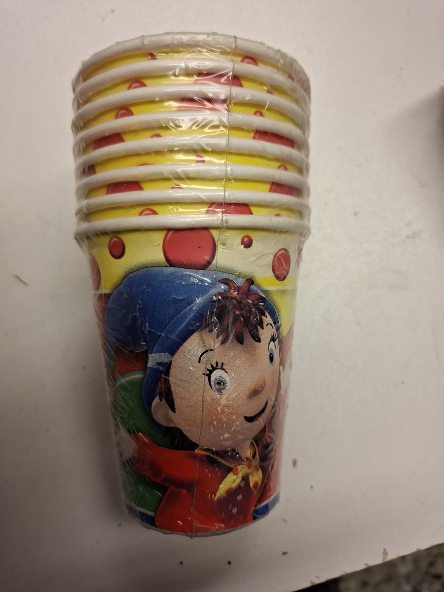 Noddy Kinderfeestje Kartonnen Drinkbekers