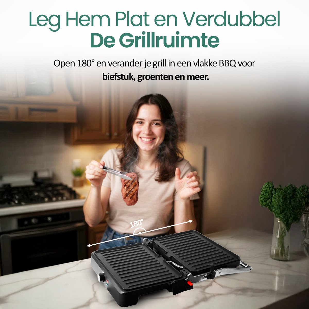 Emerio Contactgrill - Tosti Apparaat thumbnail 2