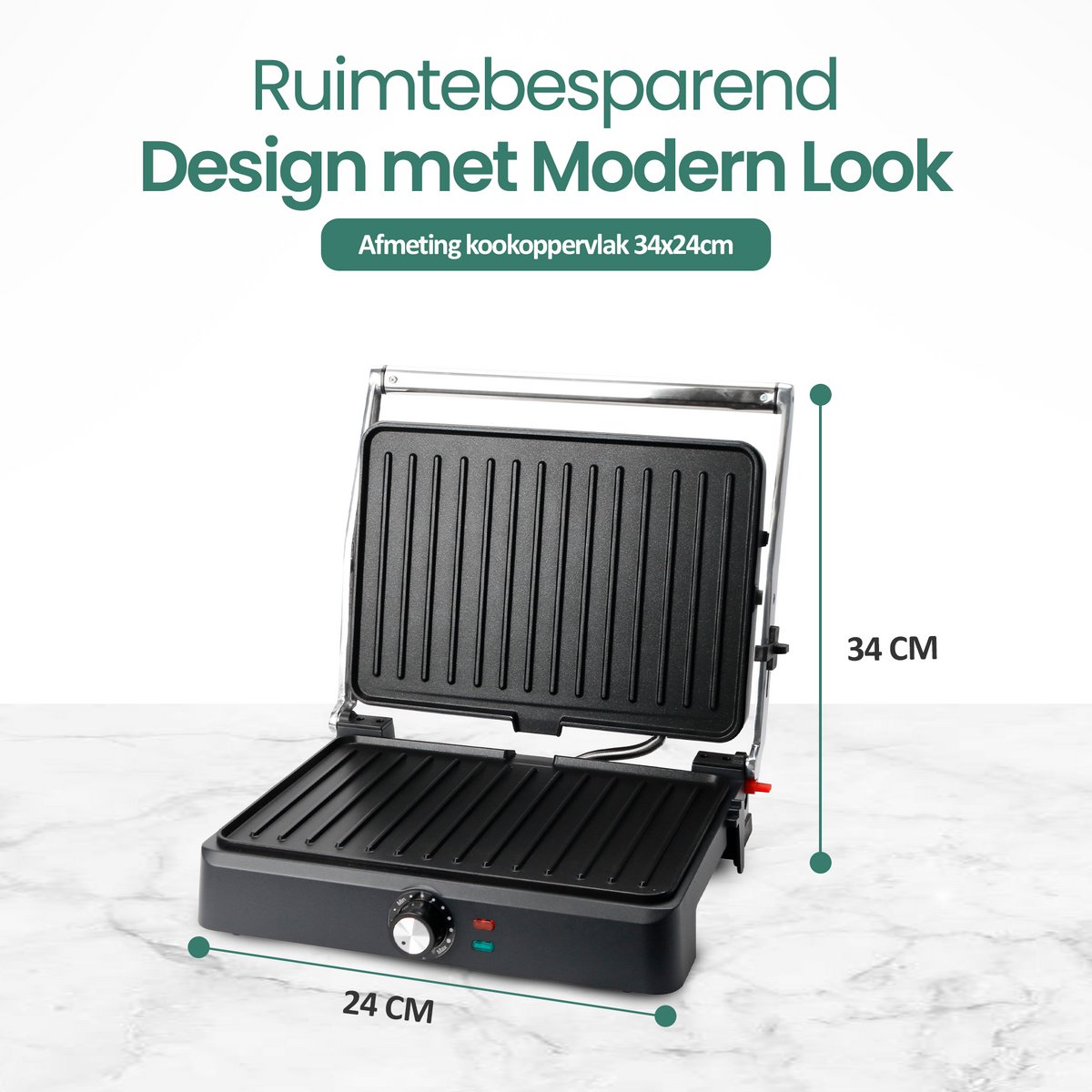 Emerio Contactgrill - Tosti Apparaat thumbnail 5