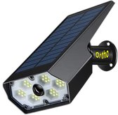 Ortho® - Dummy Camera - LED Buitenlamp - Zonne-energie - Solar - Bewegingsmelder - Wandlamp - Muurbevestiging - GEEN netstroom of snoeren nodig - Zwart