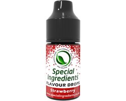 Aardbeien Smaak Druppels - 30 ml - Smaakdruppels - Flavour Drops - Moderne Gastronomie - Moleculair Koken - Hersluitbare Pot - Recycled Plastic