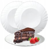 Lot De 6 Assiettes Rondes YABA 397g , Plat De Service Creuses Raffiné