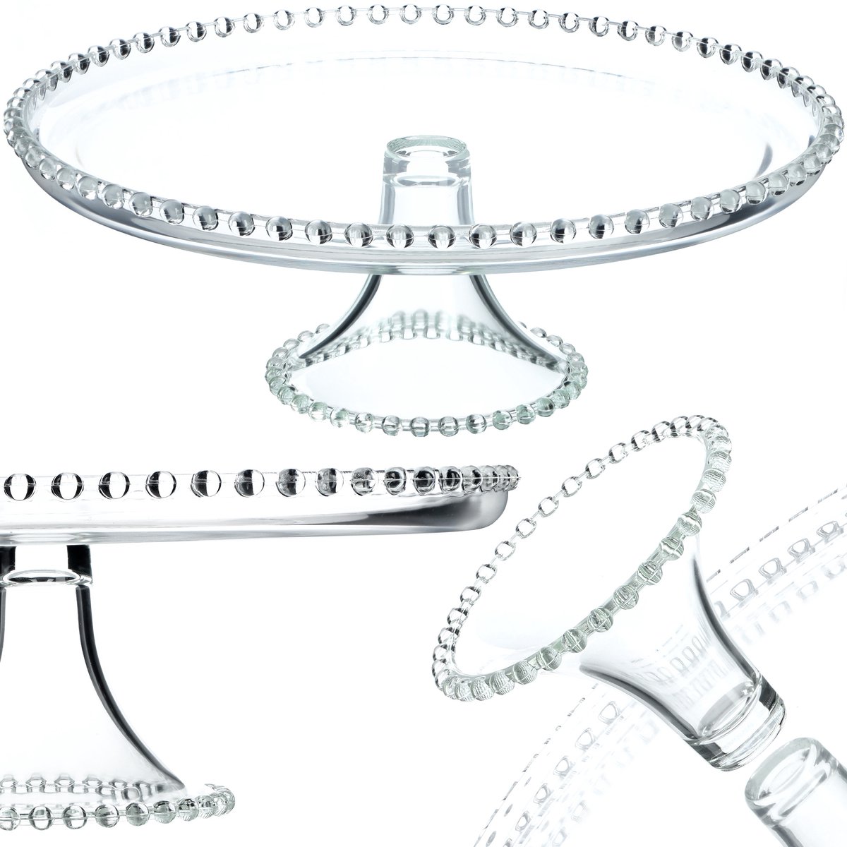 Taartstandaard Assa taart met decoratieve ballen 32cm