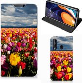 Geschikt voor Samsung Galaxy A60 Smart Cover Tulpen
