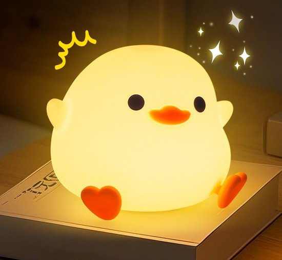 Kawaii nachtlampje, oplaadbare USB-nachtlamp voor baby's, nachtlampje met timer, verjaardagscadeau voor kinderen en baby's
