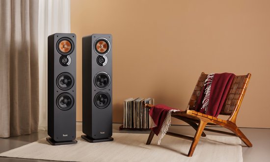 Teufel ULTIMA 40 Surround 5.1 home cinema set, 2 vloerstaande speakers, 2 boekenplankspeakers, centerspeaker en subwoofer - zwart van Teufel — afbeelding 4