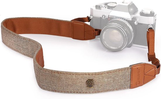 AFGRAPHIC Camera Strap Nylon Roze Nekband Schouderriem Met Quick Release Clip Gesp Voor Canon EOS R5 C Spiegelloze Digitale Cinema Camera, roze, Eén maat