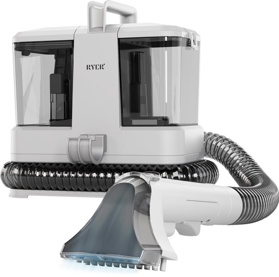 RYER Vlekkenreiniger Compact - Tapijtreiniger - 2 Opzetstukken - Meubelreiniger - Bank Reiniger Machine - Zetelreiniger