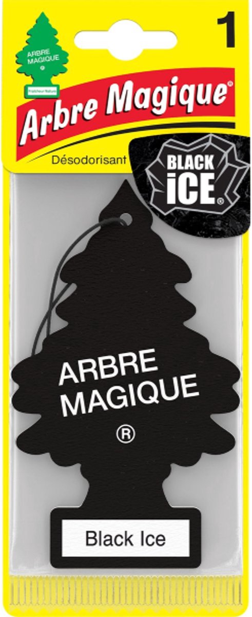 Black Ice Arbre Magique Geurboom Luchtverfrisser voor in de auto – Car Parfum – Geurboompje – Geurbooster – Wonderboom – Geurverfrisser – Nieuwe Auto – Autogeur – Autoparfum – Geurblad - Zomer Fris