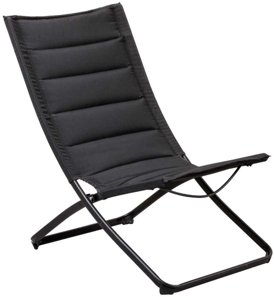 Casa Liza – 4 stuks Luxe en Comfortabele Opvouwbare Tuinstoel – Zwart Metaal & Ademend Textilene – Ideaal voor Tuin, Balkon, Terras & Camping – Ergonomisch Ontwerp – Compact Opvouwbaar – 87 x 57 x 85 cm