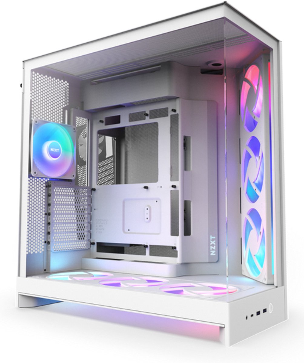 NZXT H9 Flow RGB+ White 2025