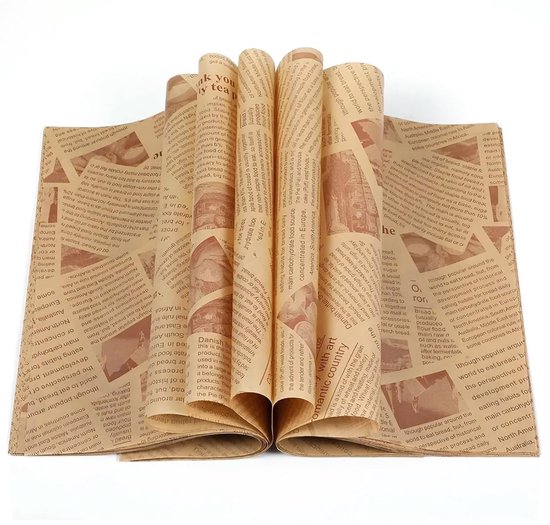 Aiareozy 100 vellen voedselpapier, 25 x 25 cm, geolied en gewaxt voor levensmiddelen, rijst voor broodjes, friet, hamburger, kaas, cake Aiareozy 100 vellen voedselpapier, 25 x 25 cm, geolied en gewaxt voor levensmiddelen, rijst voor broodjes, friet, hamburger, kaas, cake