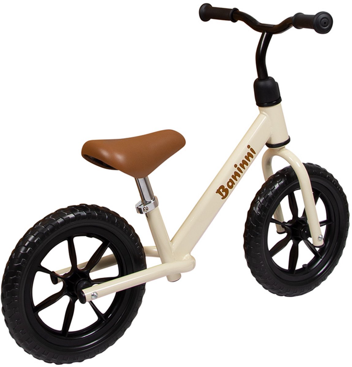 Baninni Loopfiets 2 - 5 Jaar Lola Beige - Zwart thumbnail 3