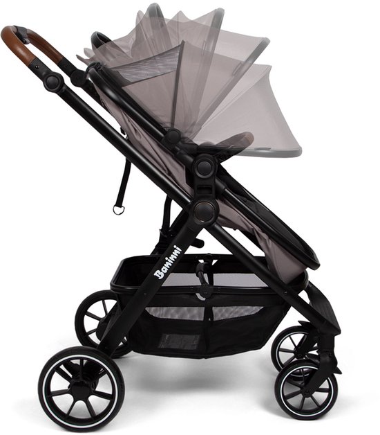 Baninni 3-in-1 Multi Standen Kinderwagen met Autostoel Adria Taupe van Baninni — afbeelding 4