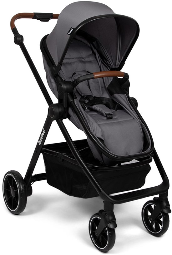 Baninni 3-in-1 Multi Standen Kinderwagen met Autostoel Adria Grijs van Baninni — afbeelding 5