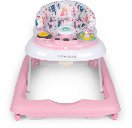 Little World Loopstoel Pluto Roze van Little World — afbeelding 2