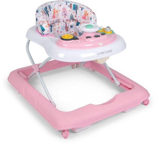 Little World Loopstoel Pluto Roze