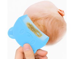 Baby Hoofdkam I Bergkam I Hoofdvet, Schilfers & Vuil Verwijderen I Hoofdhuid Cleaner I Kunststof I Kleur Assorti
