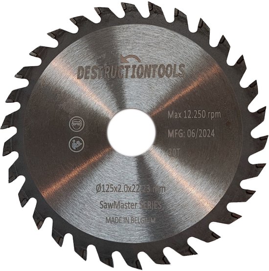 Silverline Fineer Cirkelzaagblad 250 Mm - 80 Tanden - Tct