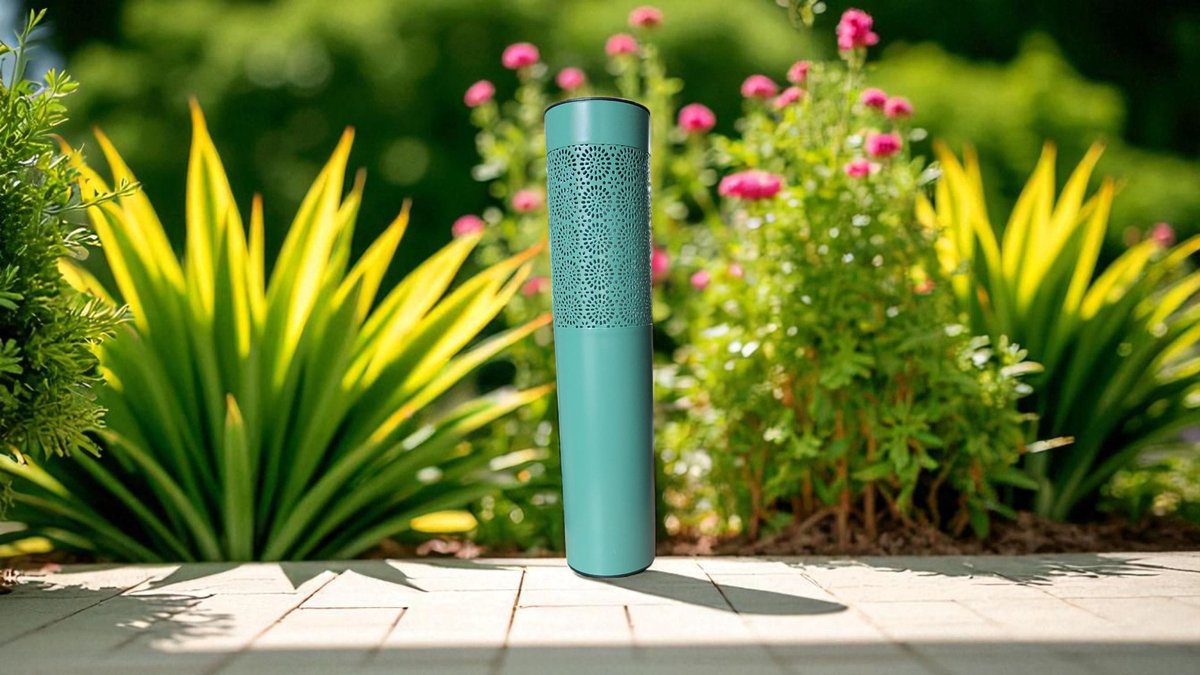 solar ibiza groen tuinlamp fijn motief op een prikker 39 cm hoog