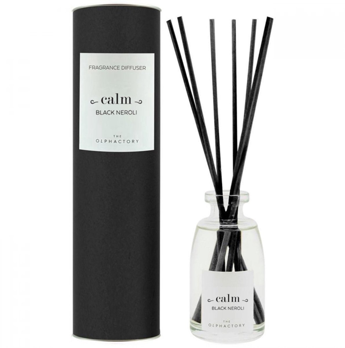 The Olphactory Luxe Geurstokjes Fragrance Diffuser 'Calm' - Black Neroli - 100 ml