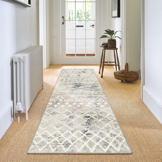 Loper Kleed 85 x 250 cm Antislip Lang en Breed Waterabsorberende Loper Voor Gang Keuken Entree