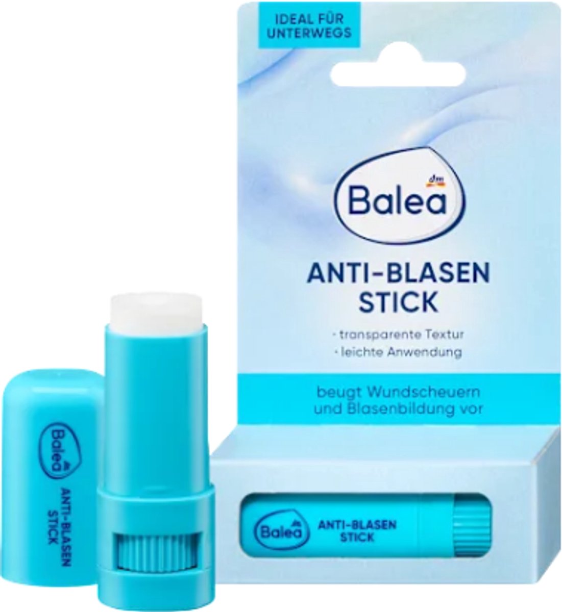 Balea Anti-Blaar Stick | 1x 8 g - Voorkomt schuurplekken en blaren