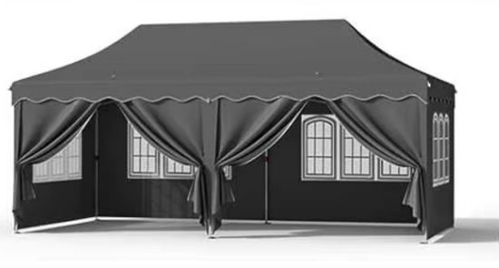 Hoogwaardige Partytent PE 450 N zeil tuintent feesttent waterdicht in Wit