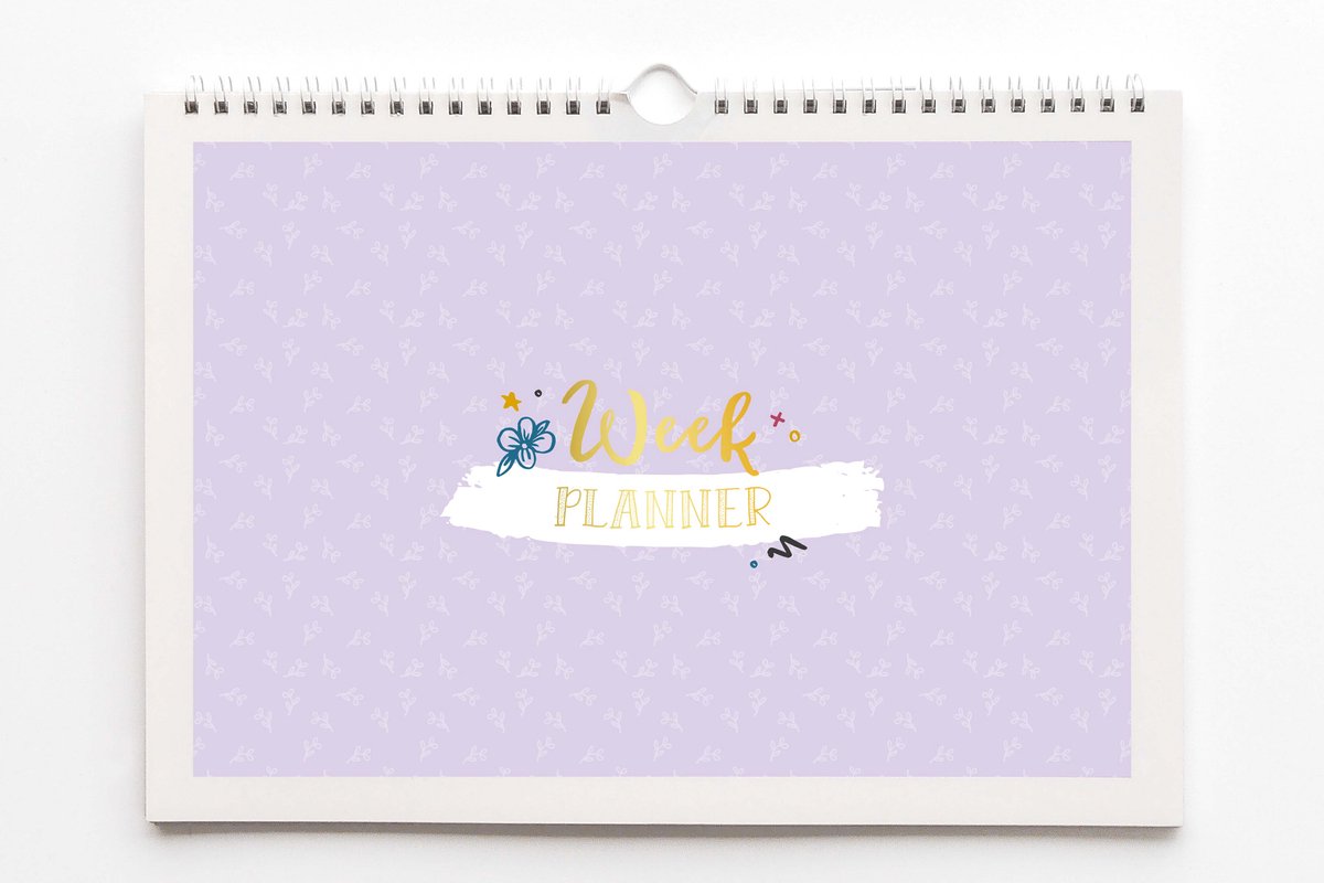 Maan Amsterdam Weekplanner inclusief stickervel - To do planner - Werkplanner - Ongedateerd - A4 - Universe — afbeelding 8
