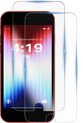 iPhone rouge avec un protecteur d'écran à côté. Le téléphone affiche l'heure 4:19.
