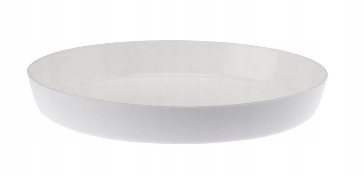 Galicja Cristal Serie - Witte Kunststof Onderzetter - 14,5 c
