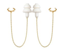 Earcuffs Voor Oordopjes - (Clip) - Oordopjes Festival - Oordoppen - Oorbellen Dames - Te Gebruiken Met Airpods - Goudkleurig