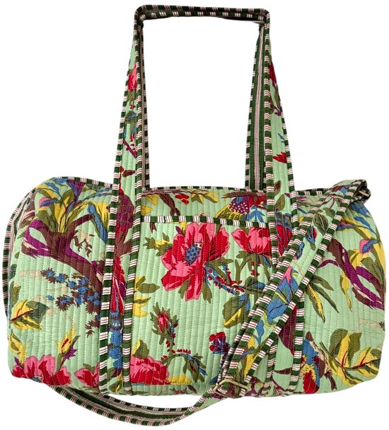 Weekendtas / Reistas Kantha Birds of Paradise 49x33 cm