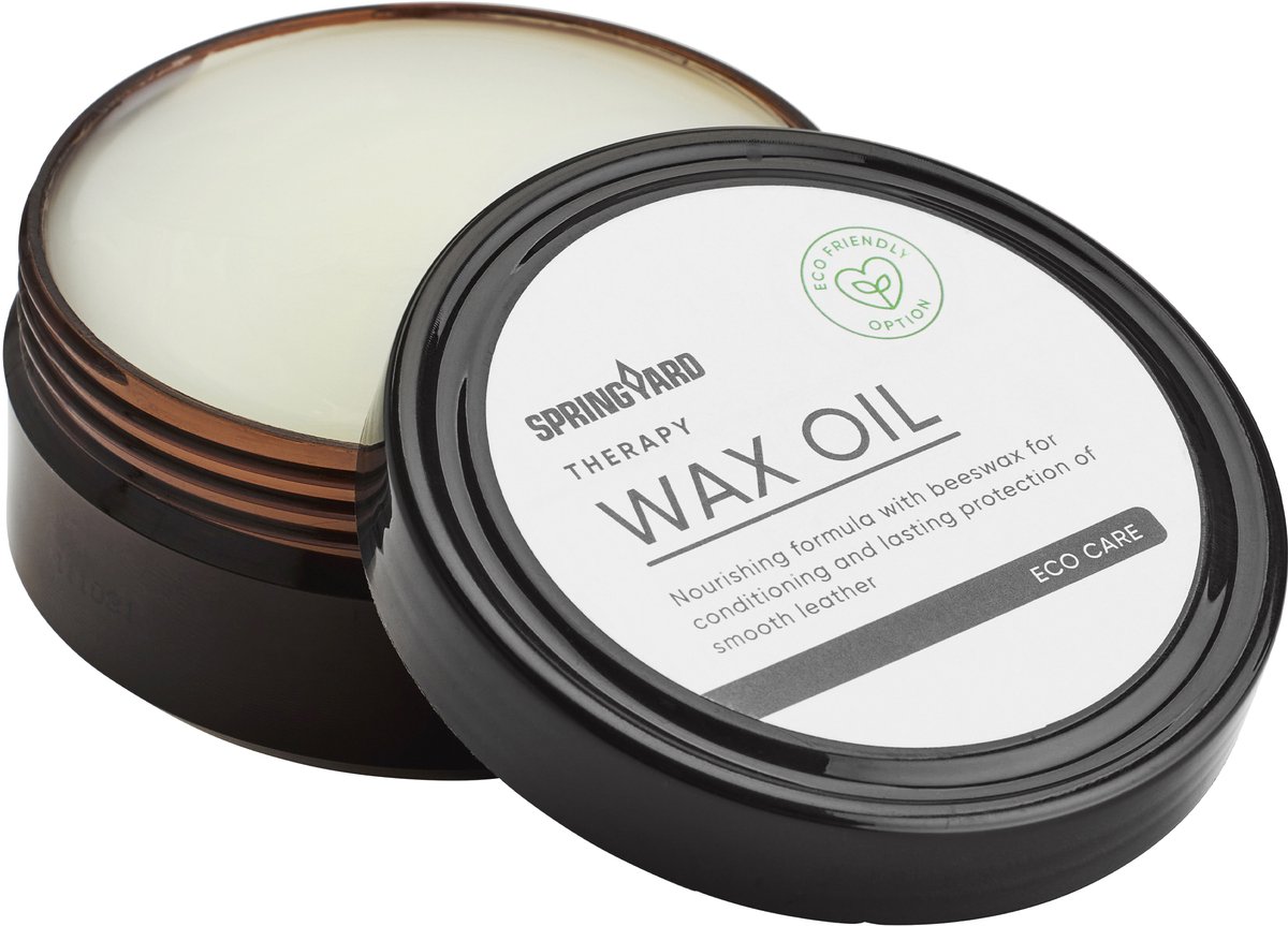 Springyard Therapy Wax Oil - ledervet voor schoenen, jassen en banken - neutraal - 100ml