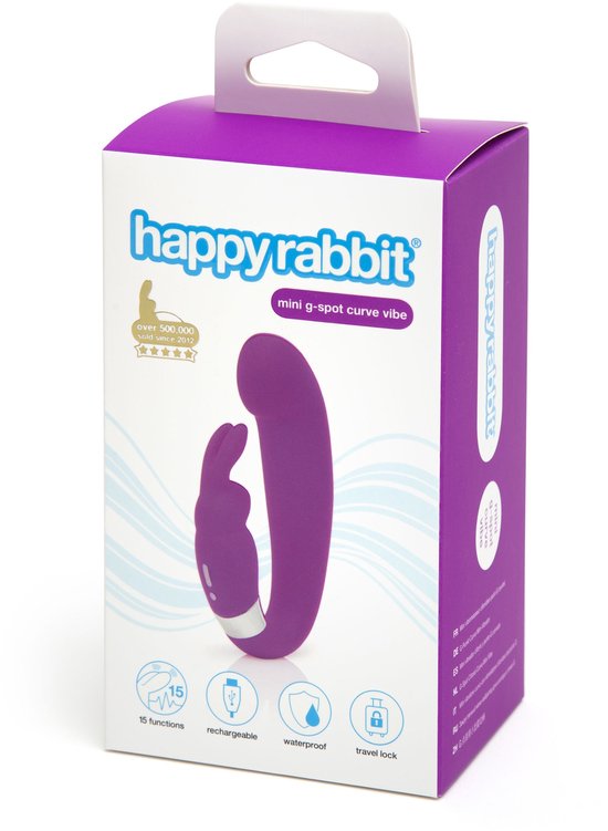Happy Rabbit – Vibromasseur Point G Clitoridien – Violet