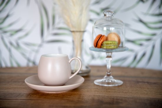 Koffiemok, keramische koffiemok, theekopjes en schotels, 8 oz