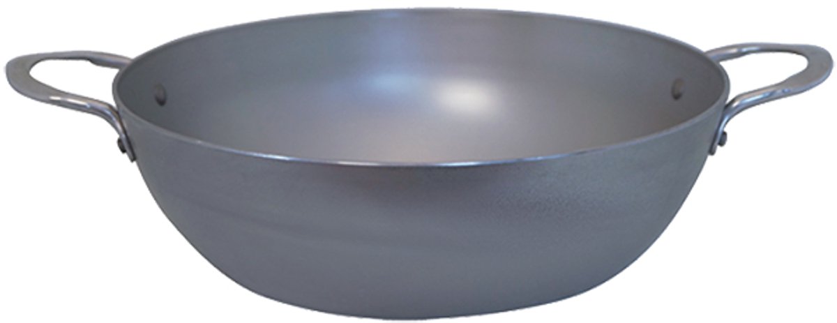 De Buyer Hapjespan - met 2 handvaten - Mineral B - ø 24 cm - Zonder anti-aanbaklaag