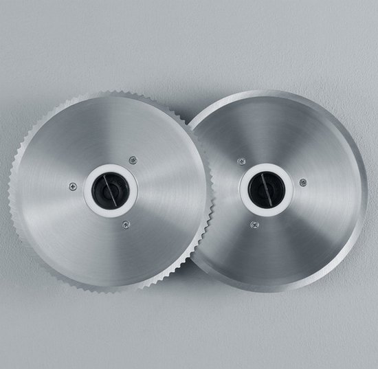 Severin AS 3915 Snijmachine - instelbaar van 0 tot 15 mm - snijden van brood, kaas, vleeswaren en groenten - 2 messen bijgeleverd - vingerbescherming - RVS schuifplaat van Severin — afbeelding 4