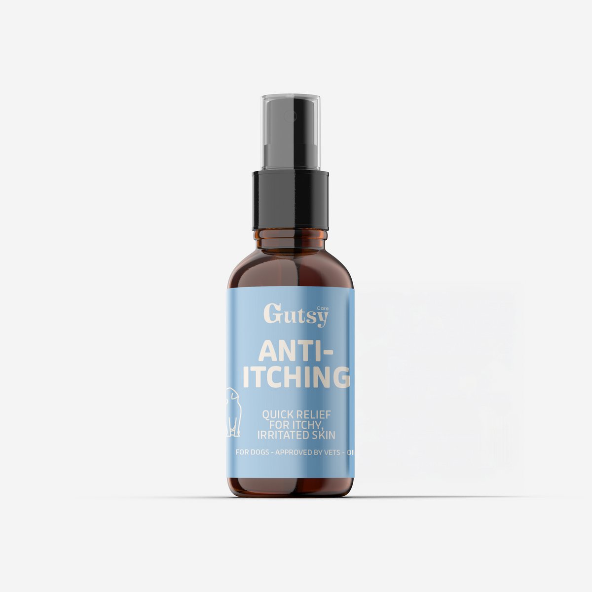 Gutsy Anti-jeuk Spray – Honden Verzorging – Kalmerende Huidverzorging – 100% Natuurlijk – 100 ml