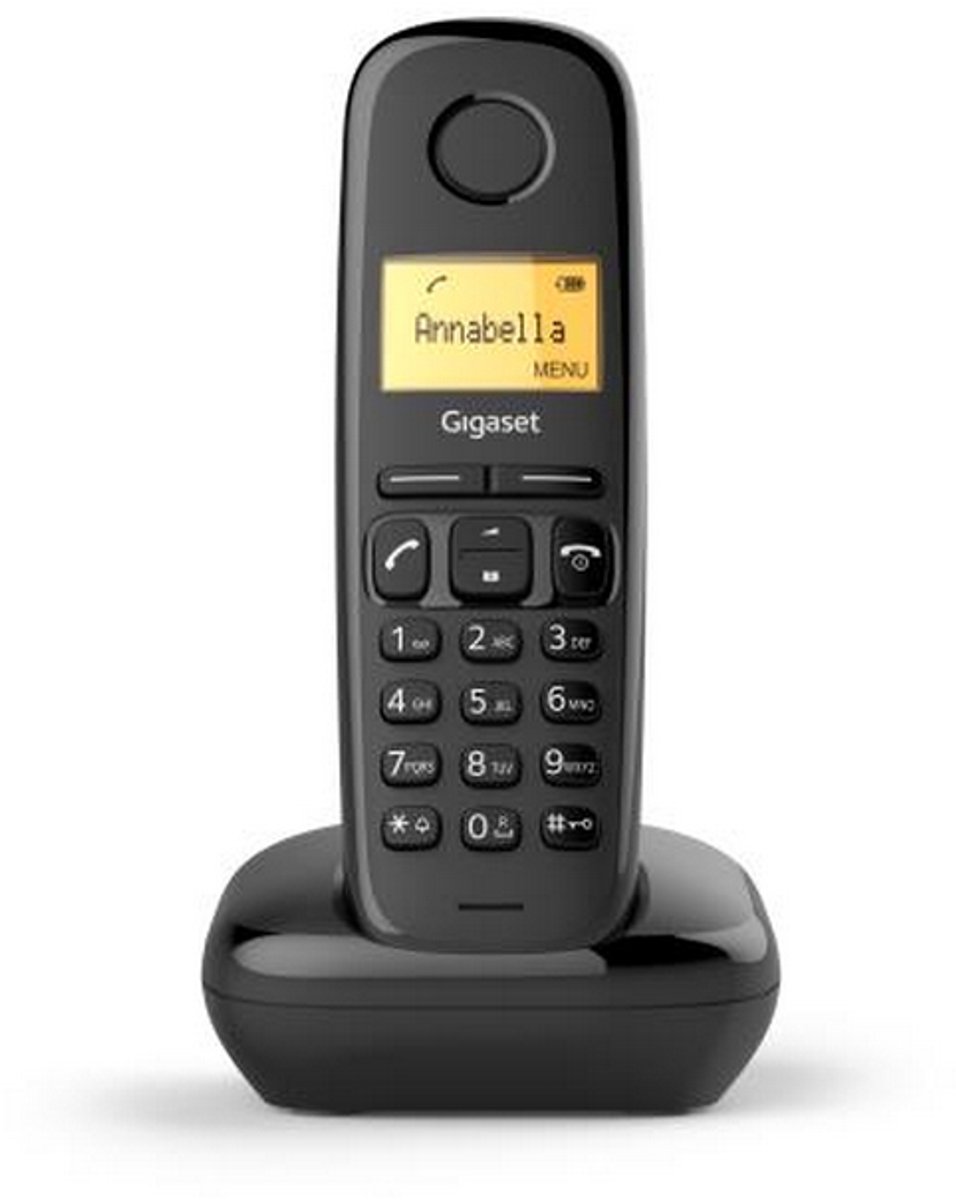 Gigaset A170 Solo DECT-telefoon Nummerherkenning Zwart