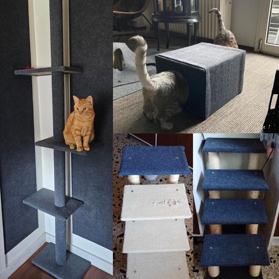 Krabmat voor katten, zelfklevend, krabplank kat, krasbescherming bank, kat, krasbescherming, kattenkrabmat, anti-kras-tape voor meubels, bank, muur, deur bescherming (kaki, 200 cm x 40 cm