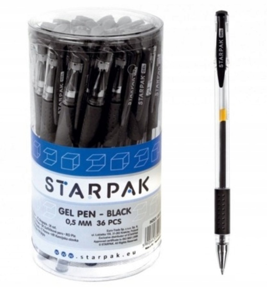 BTS Serie - Gelpen - Zwarte Inkt - 0,7mm - Vervangbare Vulling