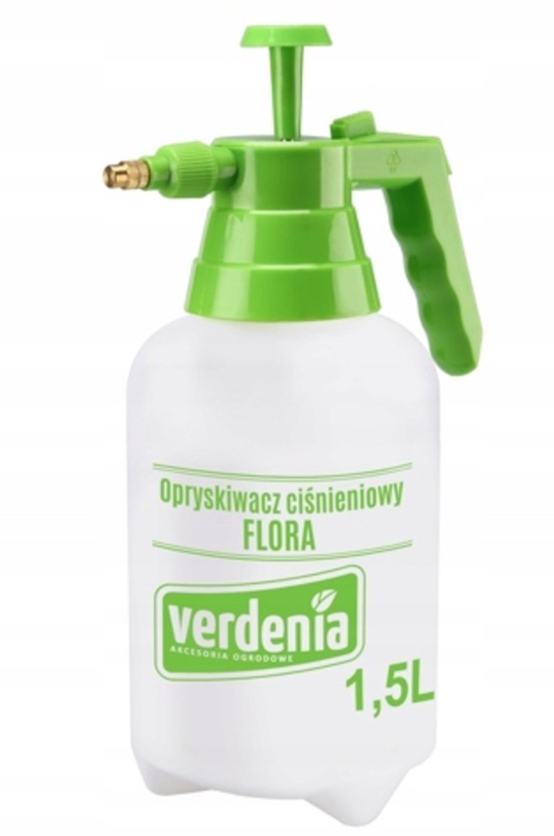 Galicja Verdenia Serie - Handmatige Drukspuit - 1,5L - Duurzaam Kunststof - Groene en Witte Kleurencombinatie