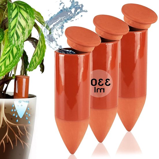 Terracotta pot engraved white D11 H9,5 - de Plantenpot WebWinkel