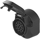 Support De Prise Coudé En Métal ProPlus 8 X 5 Cm - Fixation Robuste Noire