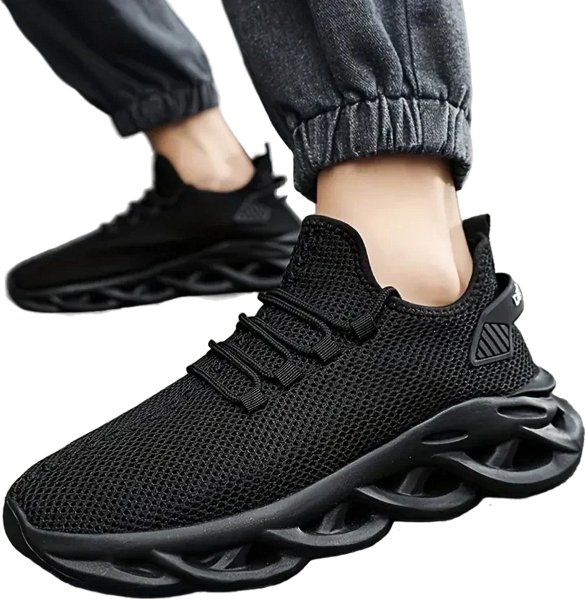 Hardloopschoenen - Sportschoen - Zwart - Heren - Schoenen