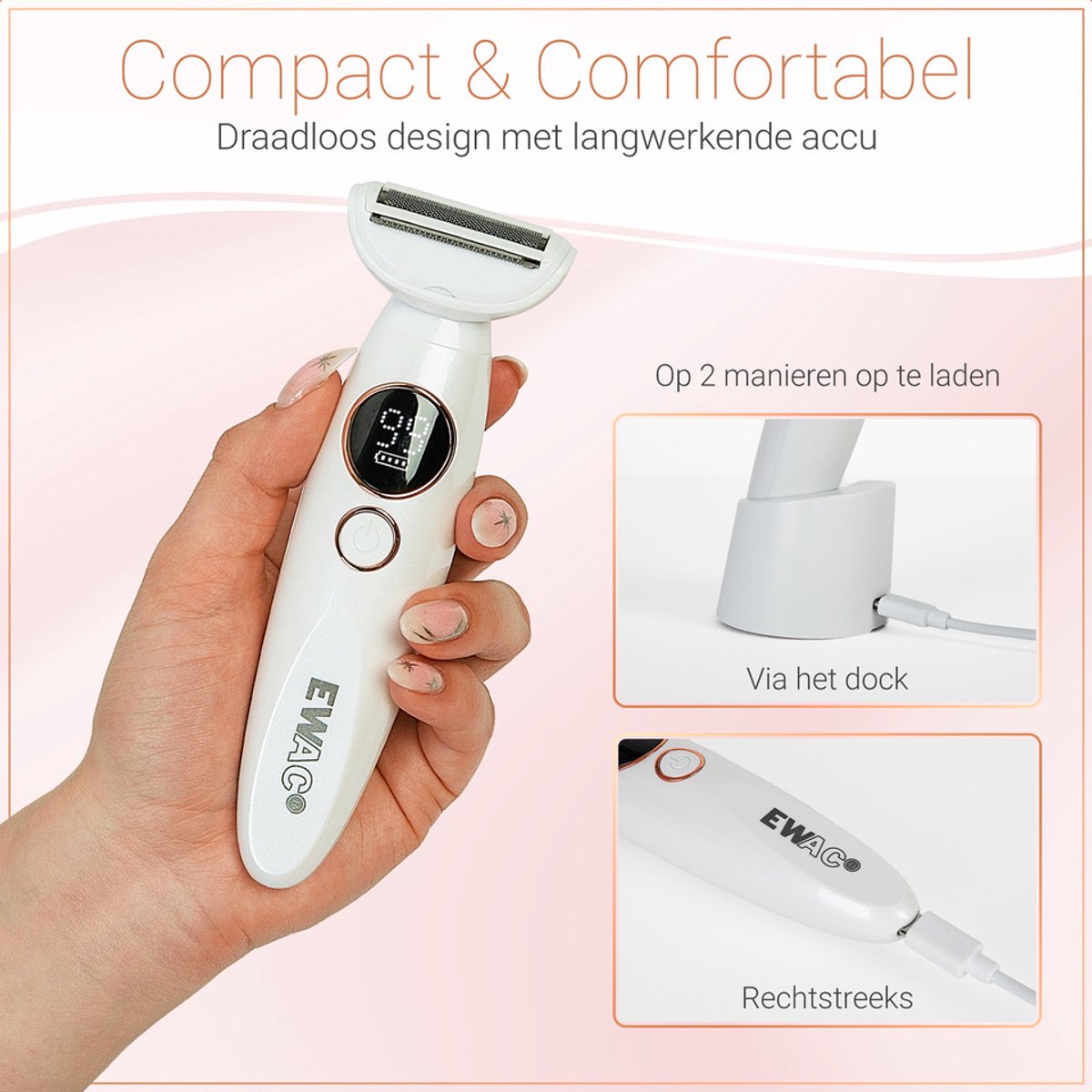 5-in-1 Waterdichte Multifunctionele Ladyshave thumbnail 7