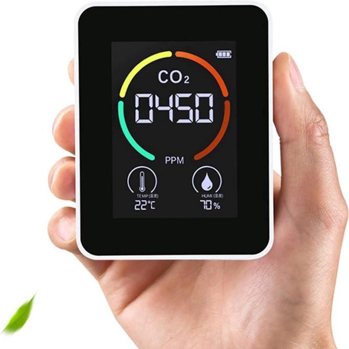 BS® CO2 Meter Binnen - Wifi Hygrometer en Thermometer - CO2 Melder Horeca  