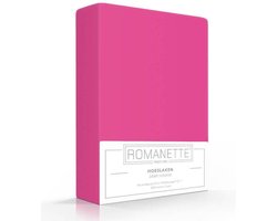 Luxe Verkoelend Hoeslaken - Fuchsia - 180x200 cm - Katoen - Romanette
